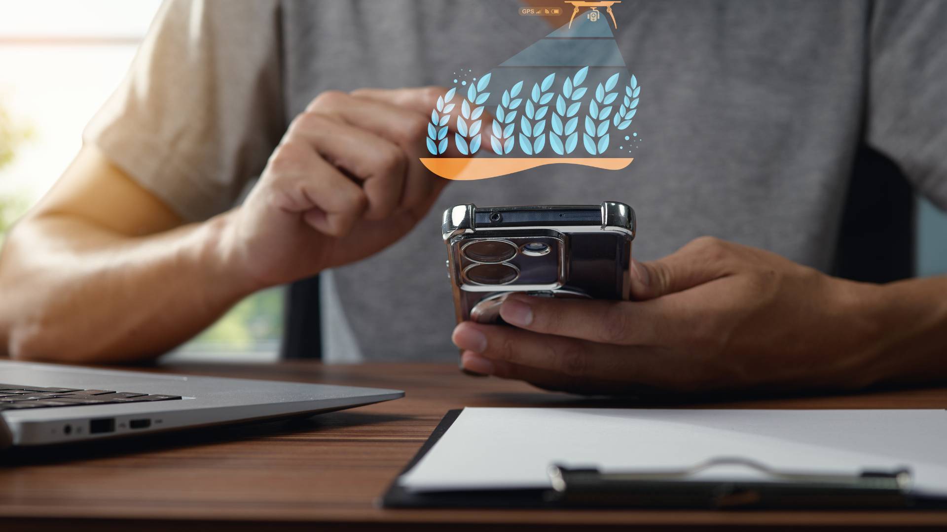 AI 精準環控與澆灌,提升作物產量 20%